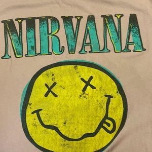 Nirvana Oversized pink Tee shirt size XL